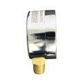 thumbnail image 2 of CARBO Instruments 2" Pressure Gauge, Chrome Plated Steel Case, Dry, 0-5000 psi/kPa, Lower Mount 1/4" NPT, 2 of 2