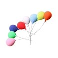 thumbnail image 1 of 8pcs Miniature Balloon Ornaments for DIY Clay Crafts Assorted Color Safe and, 1 of 3