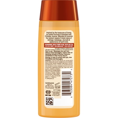 Garnier Whole Blends Repairing Shampoo with Honey and Beeswax, 3 fl oz