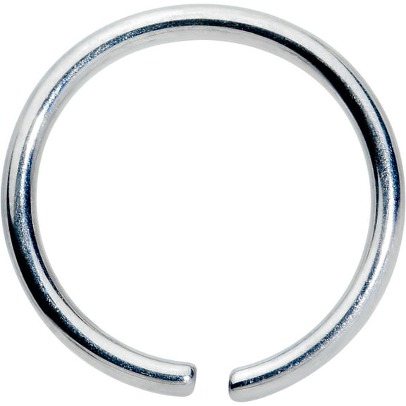 Body Candy 20G Grade 23 Titanium Lip Cartilage Daith Tragus Nose Ring Round End Bendable Hoop Ring 7mm