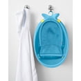 thumbnail image 7 of Skip Hop Baby Bath Tub, 3-Stage Smart Sling Tub, Moby, Blue, 7 of 7