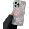 thumbnail image 7 of Flower Print Water Flow Laser Soft Case  for iPhone (Small Flower,iPhone 12), 7 of 7