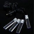 thumbnail image 3 of 4 Uds. Luz ambiental para suelo de coche, iluminación LED Interior para coche, Lámpara decorativa de ambiente, accesorios para coche, 3 of 5