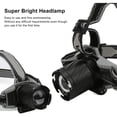 thumbnail image 3 of XHP99, USB Rechargeable Headlamp with 9-Core Telescopic Zoom, Super Bright LED Headlamp, DUBUNS, 3 of 5