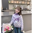 thumbnail image 4 of Y2K Sanrio Kuromi My Melody niños otoño e invierno suéter Sanrio suéter cálido dibujos animados lindo chico chica suéter de cuello redondo, 4 of 5