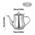 thumbnail image 2 of PENGXIANG Stainless Steel Oil Strainer Pot Oil Container with Removable Filter Bacon Grease Storage Can Vinegar Dispenser Tea Pot Kettle for Home Kitchen Cooking, 2 of 10