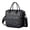 Black and Gray, variant on Black and Orange Leopard Print Insulated Leakproof Lunch Box for Women, Large Lunch Bag for Tween Teen Adult, Loncheras Para Mujer for Work Beach Travel Picnic Camping