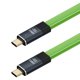 thumbnail image 2 of Cable Carga USB C A 100W (20cm) Verde, 2 of 9