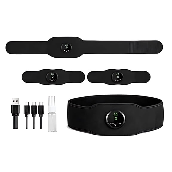 Next Gen Muscle Fitness Abs Belt Adjustable Toning Belt 12 Modes 19 Intensity Levels Core Muscle Workout Equipment