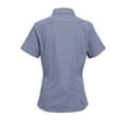 thumbnail image 2 of Premier Womens Microcheck Short Sleeve Cotton Shirt, 2 of 4