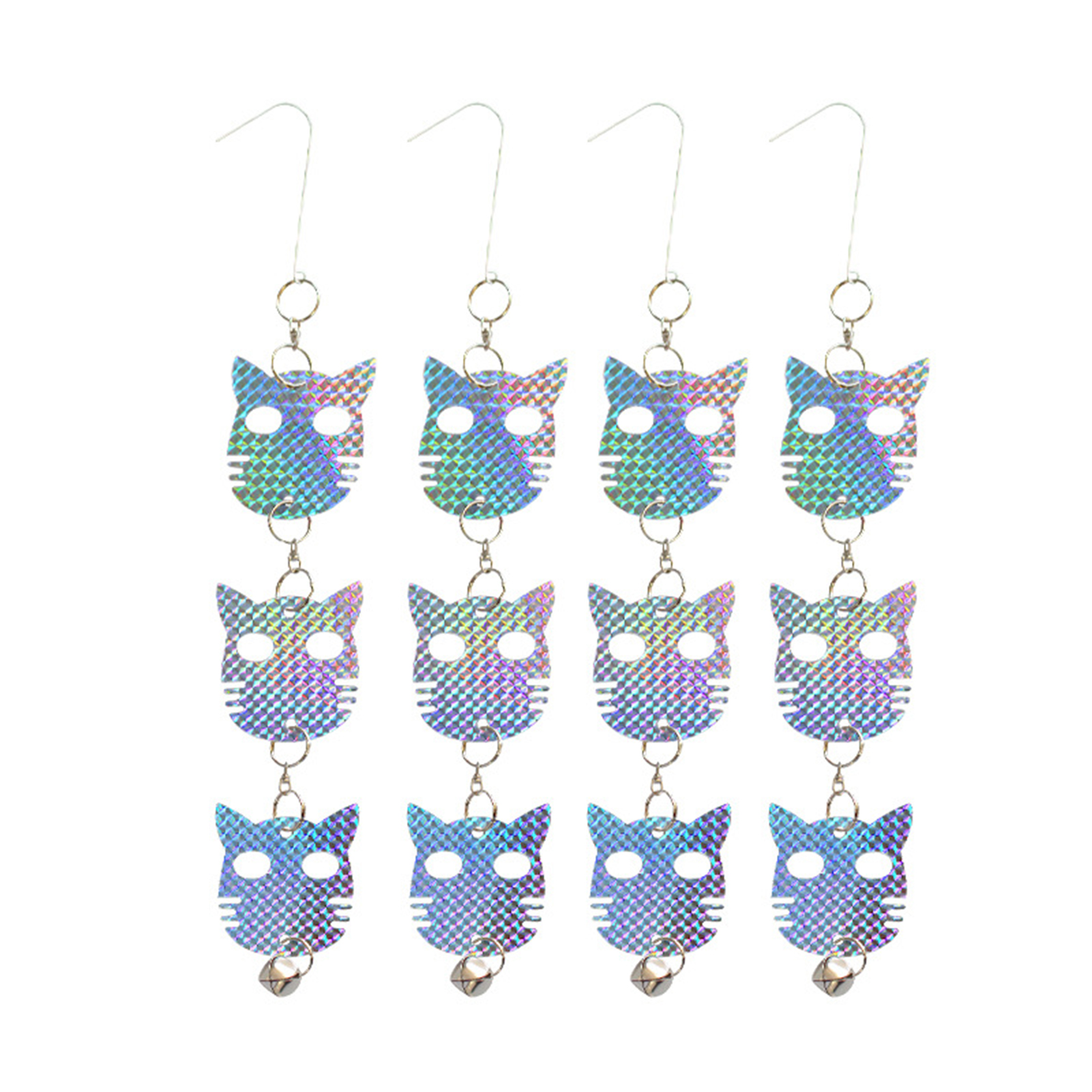 Reflective Owl Shaped Bird Repellent Discs 360 Degree Rotating Keep