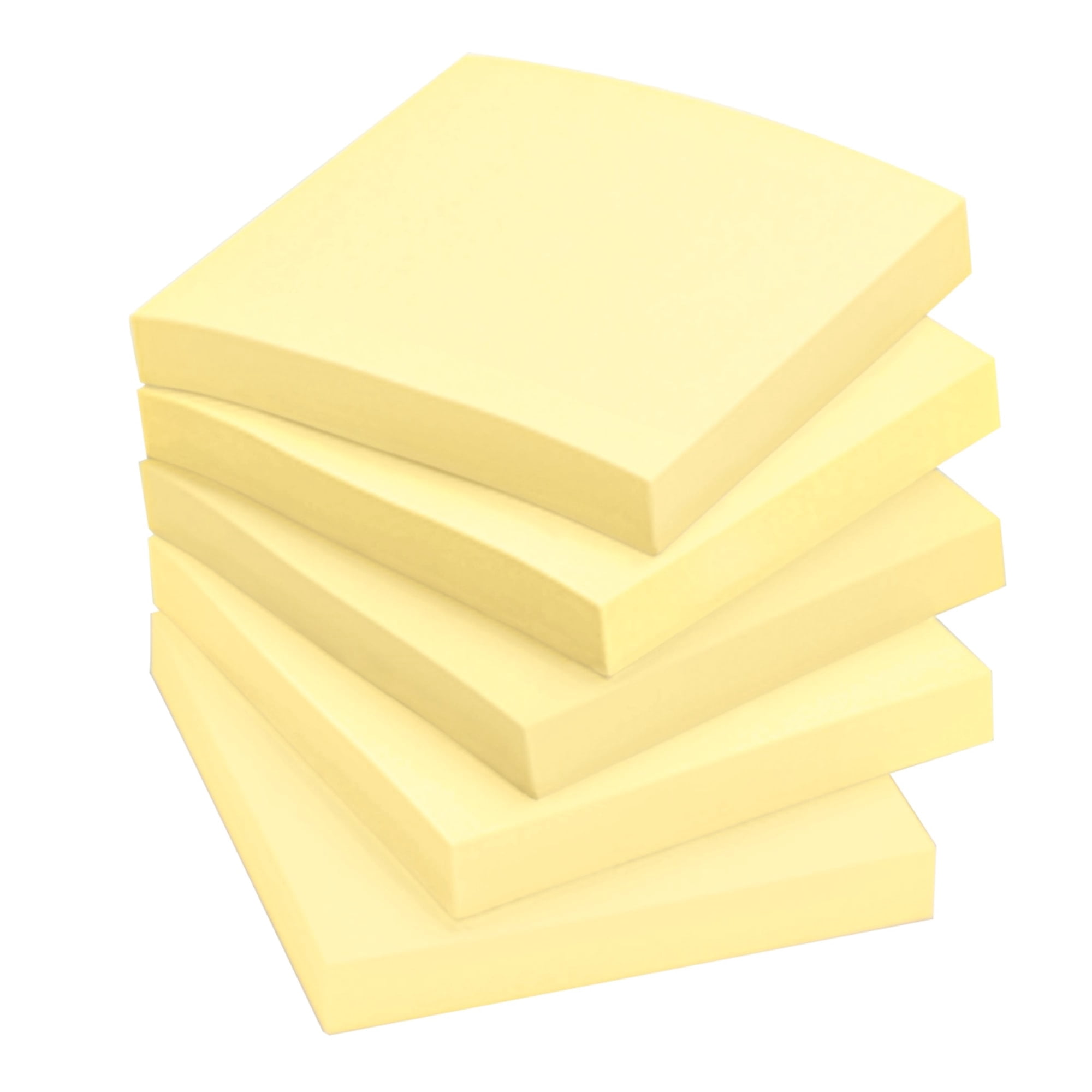 Post-It Sticky Notes 3"X3" 24/Pkg-Canary Yellow W/90 Sheets