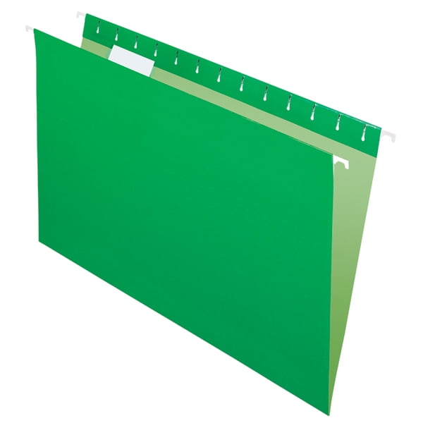 Office Depot 2Tone Hanging File Folders, 1/5 Cut, 8 1/2in. x 14in