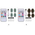 thumbnail image 3 of Maytalsory Wireless LED Warning Light With Remote Control 8 Colors 10 Modes 8 Colors And 10 Modes brown, 3 of 6