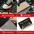 thumbnail image 4 of WJCA Low-Profile Indoor Doormat with Christmas Tree Design, Non-Slip Washable Entryway Carpet for Holiday Home Decor., 4 of 9