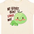 thumbnail image 4 of Inktastic My Great Aunt Loves Me- Cute Turtle Boys or Girls Toddler T-Shirt, 4 of 5