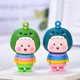 thumbnail image 4 of Gwong Juguete 2 unids Lindo Squint Dinosaur Muñeca Llavero Colgante Desktop Ornament Bag Deck Regalo Gwong 30005959, 4 of 7