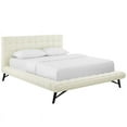 thumbnail image 3 of Julia Queen Biscuit Tufted Upholstered Fabric Platform Bed-MOD-6007, 3 of 7
