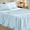 Lake Blue, variant on Sasttie Queen Size Sheets Set Brushed Microfiber, 4 Piece Sheet Set Upto 16 Inches Deep Pocket Bedding Sheets & Pillowcases - Lake Blue
