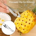 thumbnail image 2 of Cheers Pineapple Eye Clip Rustproof Non-slip Good Grip Convenient Hanging Food Grade Labor Saving Stainless Steel Sharp Blade Pineapple Eye Remover Kitchen Tool, 2 of 8