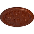 thumbnail image 3 of Ekena Millwork 16 7/8"OD x 1 1/2"P Swindon Ceiling Medallion (Fits Canopies up to 2 7/8"), Hand-Painted Firebrick, 3 of 6