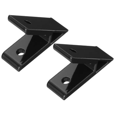 Uxcell 2Pack 45 Degree Angle Aluminum Profile Corner Brackets Joint Connectors for 3030 Series (Black)