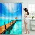 Clearance! Nomeni Polyester Shower Curtain, Room Decor Clearance