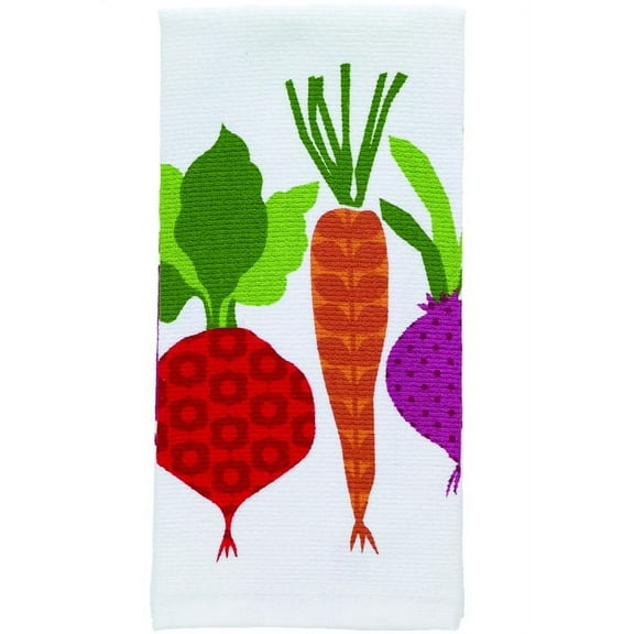 6PC T-Fal T-Fal 12445 Veggies Kitchen Towel, Multi