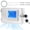 Clear, variant on Txkrhwa Universal Thermostat Lock Box with Key Clear Acrylic Thermostat Cover Guard with Lock Easy to Install for Home Office School Restaurant 4.7 x 7.3 x 2.2 Inch