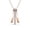 Rose Gold, variant on Bella 18k Yellow Gold Plated Pendant Necklace with Swarovski Crystals Gift for Women