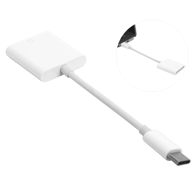 Adaptador De Tarjeta De Memoria, Lector De Tarjetas Tipo C Resistente Y Duradero Profesional Para El Hogar Para Teléfono Móvil O Computadora Con Interfaz Tipo C Para Oficina
