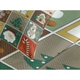 thumbnail image 4 of Ambesonne Christmas Quilted Bedspread Set 3 Pcs, Gingerbread Man Reindeer, King Size, Multicolor, 4 of 5