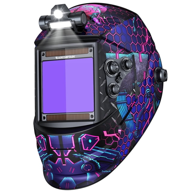 Casco de soldadura ARCCAPTAIN Auto Darkening True Color 3.94 x 3.66 pulgadas