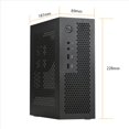 thumbnail image 4 of 5X A09 HTPC Computer Case Mini ITX Gaming PC Chasis Desktop Chasis USB2.0 Computer Case Home Computer Case Black, 4 of 5