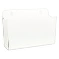 thumbnail image 2 of Pen+Gear Acrylic Wall Pocket, 12.28"x3.89"x8.66", Clear, File Organizers, Wall Mount, 2 of 4