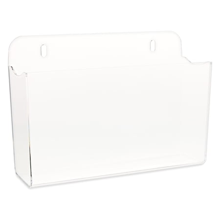 PEN+GEAR ACRYLIC WALL POCKET, 12.28″X3.89″X8.66″, CLEAR, FILE ORGANIZERS, WALL MOUNT