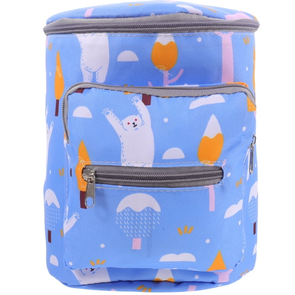 Miangastore Baby Bottles Bag Baby Items Container Hanging Storage Bag Infant Items Pouch