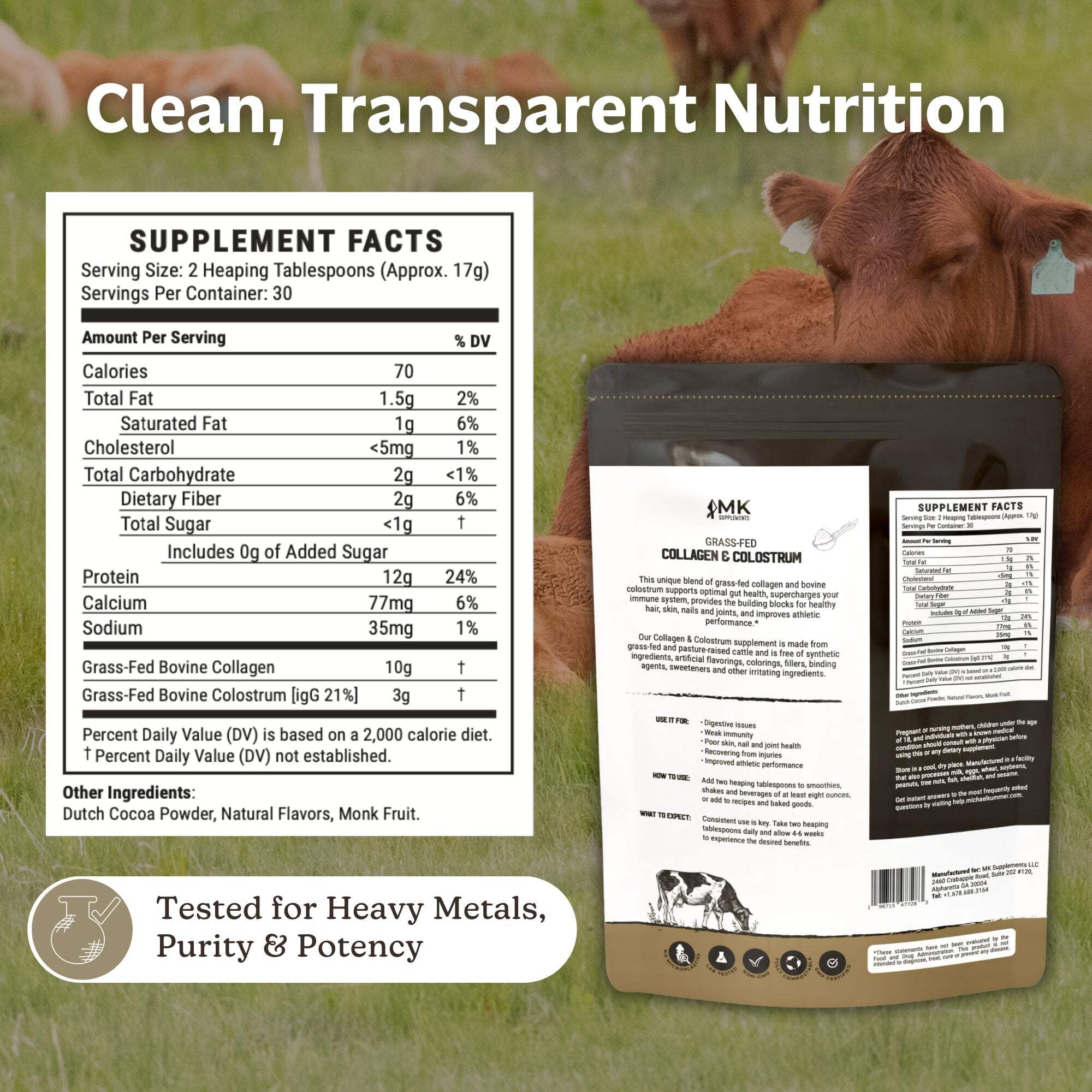 Collagen & Colostrum - Supplement For Gut And Skin Health