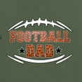 thumbnail image 2 of Wild Bobby, Football Dad, Sports, Men Graphic Tee, Military Green, Small, 2 of 4