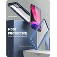 thumbnail image 2 of i-Blason Magma Case for iPhone 11 6.1 inch (2019 Release), Heavy Duty Protection, Full Body Bumper Protective Case with Built-in Screen Protector (Blue), 2 of 7
