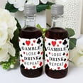 thumbnail image 5 of Big Dot of Happiness Las Vegas - Mini Wine and Champagne Bottle Label Stickers - Casino Party Favor Gift for Women and Men - Set of 16, 5 of 7