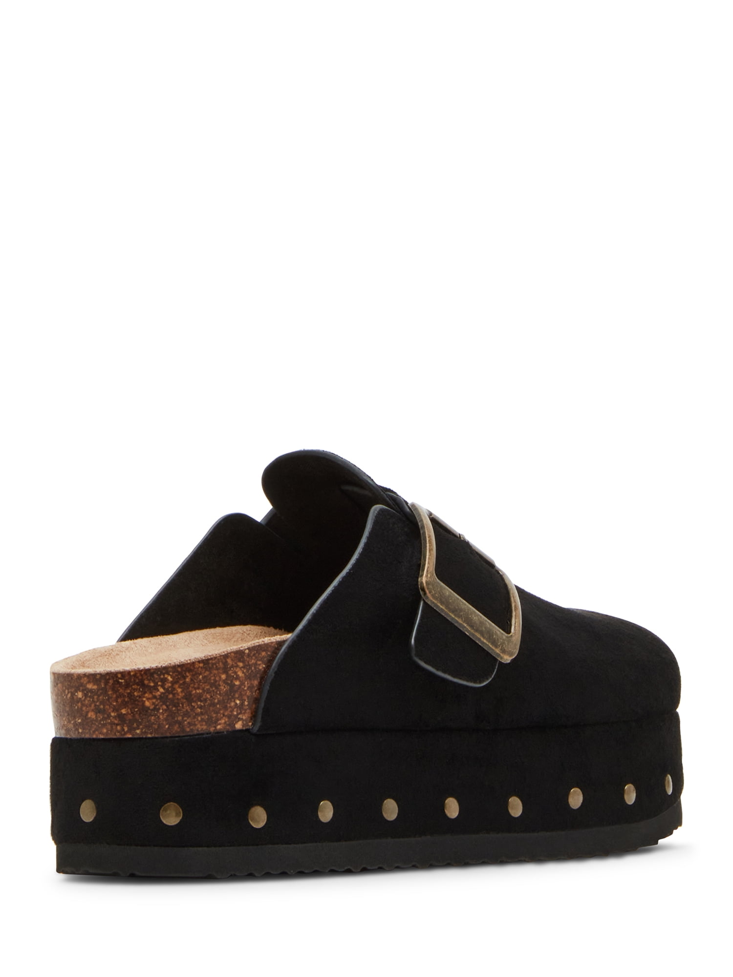 Madden Girl Women's Luna Faux Suede Platform Clogs