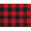 Pack Of 1, Buffalo Plaid Christmas 24" X 85' Roll Christmas Premium Gift Wrap Papers For 40-50 Gifts Made In USA