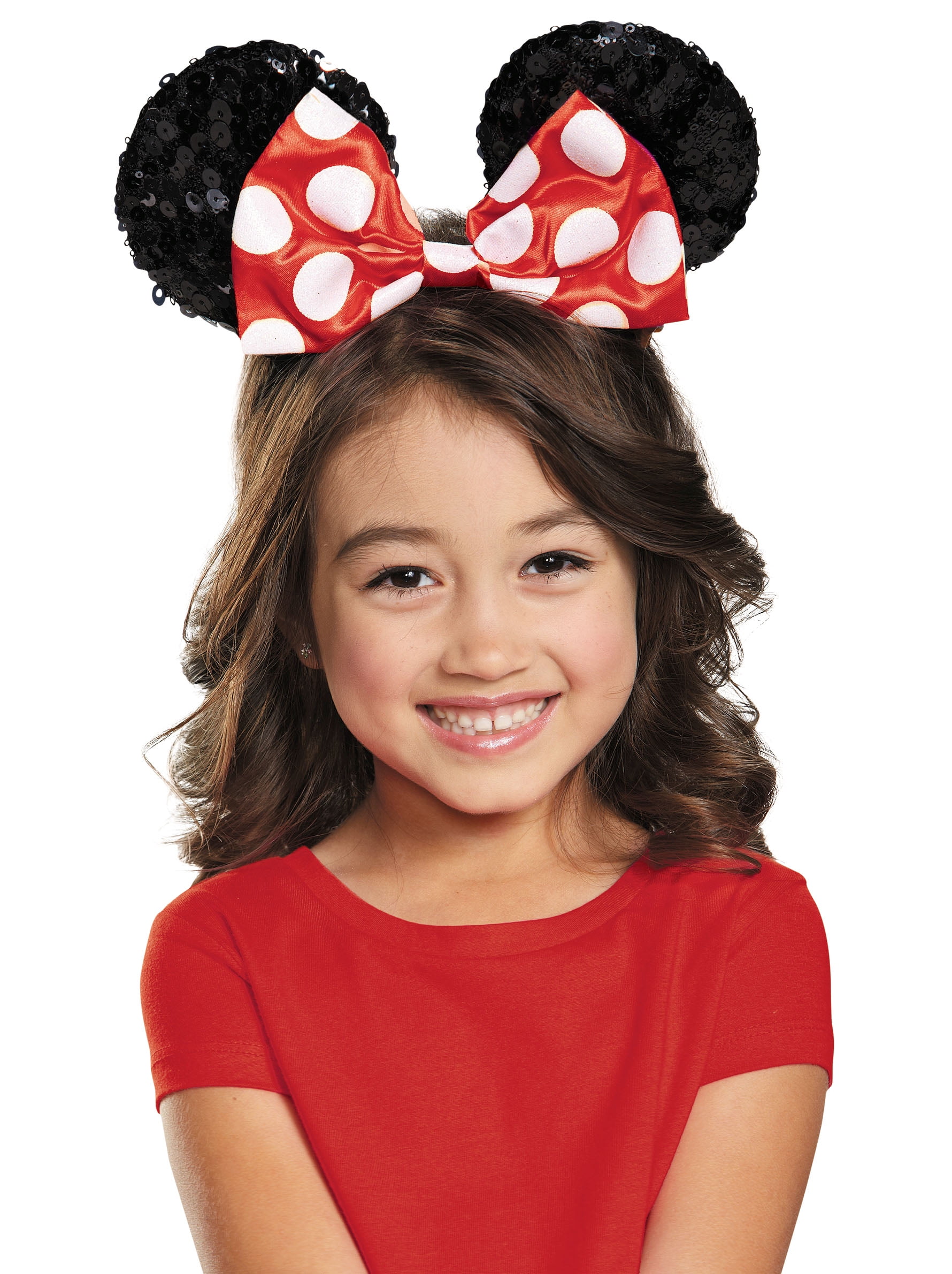 Minnie Mouse Ears Bow Headband Mickey Mouse Disney Fancy Dress Accessory 