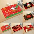 thumbnail image 4 of TERGAYEE Floor Mats 1pc Merry Christmas Welcome Doormats Indoor Home Carpets Decor 40x60CM Rugs for Living Room, 4 of 4