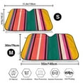 thumbnail image 3 of Kdxio Vertical Stripes Print Windshield Sun Shade,UV Rays and Sun Heat Protection,Sunshade for Car Windshield,Car Shade Front Windshield -, 3 of 6