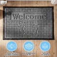 thumbnail image 4 of Tapete De Entrada Antideslizante Welcome Para Puerta gris, 4 of 6