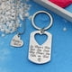 thumbnail image 1 of Collar para mujer, joyería para mujer, joyería para mujer, llavero con forma de corazón y letra atractiva, collar con llave, papá, hija, padre, niñas, las fichas, 1 of 5