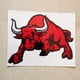 thumbnail image 4 of Sidaley Calcomanías de toro de advertencia para mascotas, 2 uds., impermeables y fáciles de colocar, pegatina de toro para coche Ventana automotriz, 4 of 6