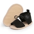 thumbnail image 3 of FDDMis Baby Shoes 12-18 Months Baby Size 3 White Baby Ballerina Shoes for Girls 4-6 Girls Size 10 Shoes Boys Shoes Size Little Kid Fancy Shoes, Black 12-18 Months, 3 of 8